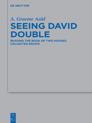 cover image of Seeing David Double